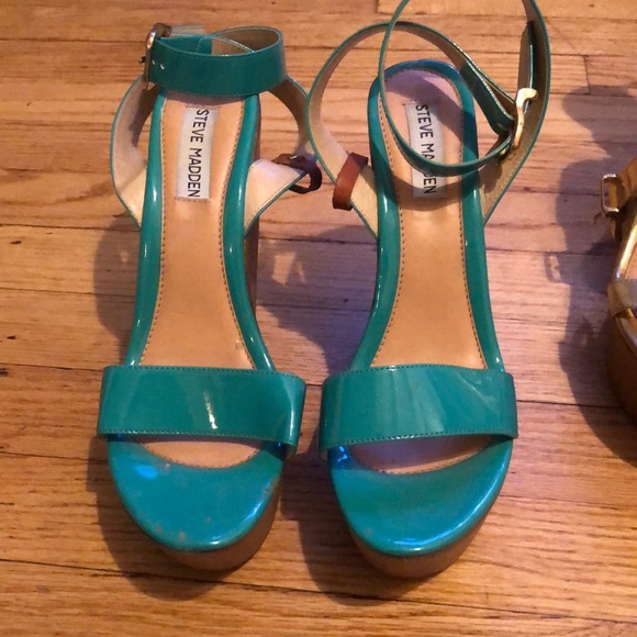 Steve Madden platform wedges with wrap detail - Picture 2 of 2